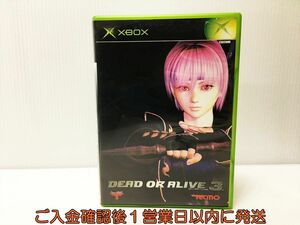 【1円】XBOX DEAD OR ALIVE 3 ゲームソフト 1A0225-585yk/G1