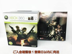 【1円】XBOX 360 バイオハザード5プレミアムセット 本体 ホワイト 60GB 未検品ジャンク ヘッドセットなし DC06-271jy/G4