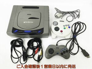 【1円】SEGA セガサターン 本体 セット 未検品ジャンク セガ HST-3200 コントローラー ケーブル類 DC08-418jy/G4