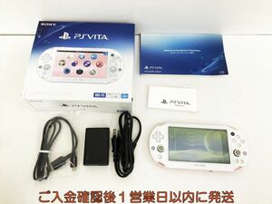 【1円】PSVITA 本体 セット ライトピンク/ホワイト SONY PlayStation VITA PCH-2000 初期化/動作確認済 画面ヤケ H09-335kk/F3