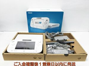 【1円】任天堂 WiiU 本体 ベーシックセット 8GB ホワイト ニンテンドーWii U 未検品ジャンク K04-051yk/G4