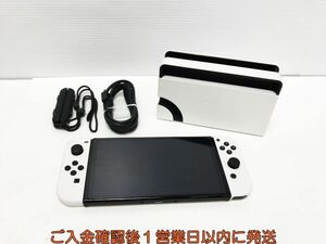 【1円】任天堂 Nintendo Switch 有機ELモデル 本体 セット ホワイト ゲーム機本体 初期化/動作確認済 K03-588yk/F3