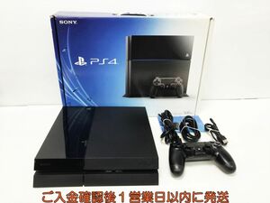 【1円】PS4 本体 セット 500GB ブラック SONY PlayStation4 CUH-1000A 初期化/動作確認済 プレステ4 FW7.50 G06-460yk/G4