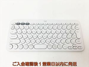 Logicool PEBBLE KEYS K380 ワイヤレスキーボード ホワイト 動作確認済 ロジクール 動作確認済 H01-581rm/F3