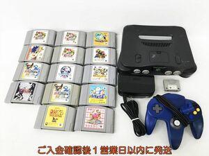 【1円】ニンテンドー64 本体 ソフト まとめ売り セット 未検品ジャンク スマブラ ゴエモン ポケモン ゼルダの伝説等 DC10-318jy/G4