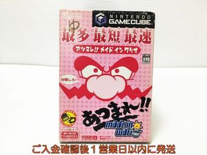 【1円】GC あつまれ!! メイドインワリオ ゲームキューブ ゲームソフト 1A0313-628mk/G1