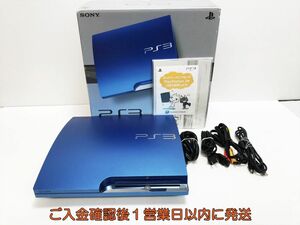 【1円】PS3 本体 セット CECH-3000B ブルー 320GB ゲーム機本体 SONY 初期化済み 未検品 ジャンク L03-631ym/G4