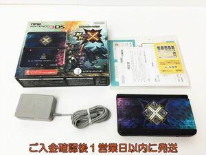 【1円】Newニンテンドー3DS 本体 セットモンスターハンタークロス きせかえプレートパック 任天堂 KTR-001 動作確認済 H01-607rm/F3