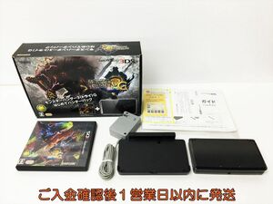 【1円】ニンテンドー3DS 本体 セット モンスターハンター3 トライ G はじめてハンターパック 任天堂 CTR-001 動作確認済 H01-606rm/G4