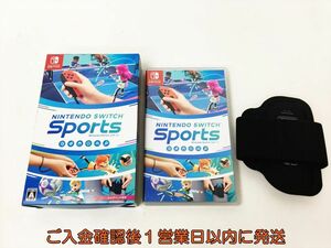 【1円】Nintendo Switch Sports ニンテンドースイッチスポーツ ゲームソフト レッグバンド付き H02-452rm/F3