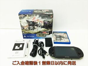 【1円】PSVITA 本体 セット ゴッドイーター2 フェンリルエディション カーキ/ブラック PCH-2000 Playstation Vita 動作確認済 H03-793rm/F3