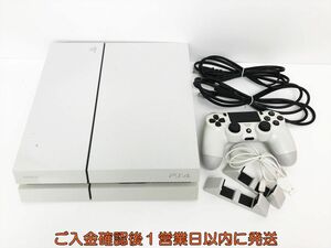 【1円】PS4 本体 500GB ホワイト SONY PlayStation4 CUH-1100A 初期化/動作確認済 プレステ4 G03-126sy/G4