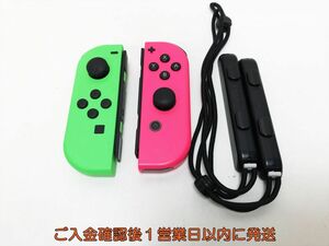 【1円】任天堂 Nintendo Switch Joy-Con 左右セット L R ネオングリーン/ネオンピンク 動作確認済 スイッチ L09-114ym/F3