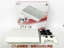 【1円】PS3 本体 セット 250GB ホワイト SONY PlayStation3 CECH-4200B 初期化済 未検品ジャンク プレステ3 DC07-875jy/G4_画像1