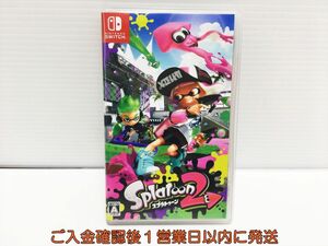 【1円】switch Splatoon 2 (スプラトゥーン2) ゲームソフト 状態良好 1A0415-058ek/G1