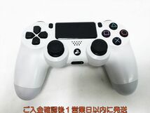 【1円】PS4 純正 ワイヤレスコントローラー DUALSHOCK4 ホワイト 未検品ジャンク SONY Playstation4 プレステ4 L07-392yk/F3_画像1