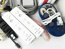 【1円】任天堂 ニンテンドーWii 本体 周辺機器 ソフト まとめ売り 未検品ジャンク リモコン ヌンチャク等 DC06-291jy/G4_画像3