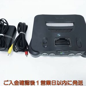 【1円】任天堂 ニンテンドウ64 ニンテンドー64 N64 本体 NUS-001 ブラック 未検品ジャンク F08-1456tm/G4の画像1