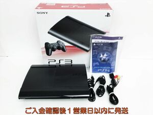 [1 jpy ]PS3 body / box set 250GB black SONY PlayStation3 CECH-4200B the first period ./ operation verification settled PlayStation 3 G01-380sy/G4