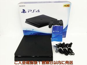 【1円】PS4 本体/箱 セット 500GB ブラック SONY PlayStation4 CUH-2200A 初期化/動作確認済 外箱傷有 G01-375sy/G4