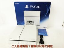 【1円】PS4 本体/外箱 セット 500GB ホワイト SONY PlayStation4 CUH-1200A 動作確認済 内箱なし プレステ4 DC08-445jy/G4_画像1