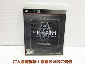 [1 jpy ]PS3 The Elder Scrolls V: Skyrim Legendary Edition game soft PlayStation 3 1A0224-023ek/G1