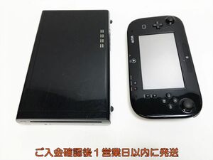 【1円】任天堂 WiiU 本体 セット 32GB ブラック ゲーム機本体 ニンテンドーWii U 未検品ジャンク M06-311ym/G4