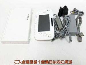 【1円】任天堂 WiiU 本体 セット 32GB ホワイト ゲーム機本体 ニンテンドーWii U 動作確認済み M06-313ym/G4