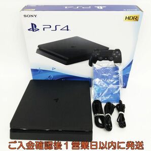 【1円】PS4 本体/箱 セット 500GB ブラック SONY PlayStation4 CUH-2200A 初期化/動作確認済 内箱なし G02-344os/G4の画像1