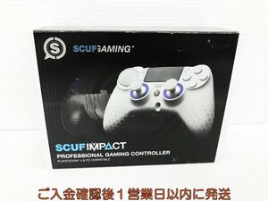 【1円】PS4 スカフインパクト SCUF GAMING コントローラー 桜 Cherry Blossom ホワイト 未検品ジャンク K07-390kk/F3