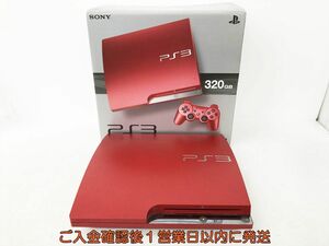 【1円】PS3 本体/箱 セット 320GB スカーレットレッド SONY PlayStation3 CECH-3000B SR 初期化済 未検品ジャンク DC05-902jy/G4