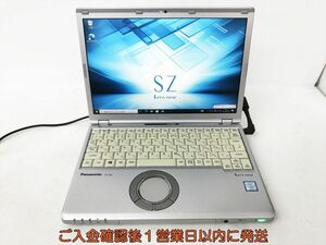 【1円】Let’s note CF-SZ6 12.1型FHDノートPC Win10Pro i5-7300U 4GB HDD320GB 無線 動作確認済 バッテリーなし DC05-911jy/G4
