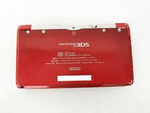 【1円】ニンテンドー3DS 本体 フレアレッド 任天堂 CTR-001 初期化済 未検品ジャンク EC22-293jy/F3_画像2