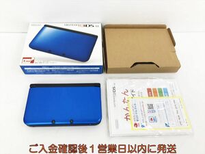 【1円】ニンテンドー3DSLL 本体 セット ブルー/ブラック 任天堂 SPR-001 初期化/動作確認済 3DS LL G03-153kk/F3