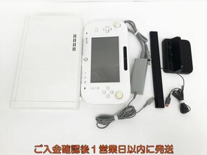 【1円】WiiU 本体 セット 32GB ホワイト　ニンテンドー Wii U 初期化済 未検品ジャンク 画面焼け有 G10-410os/G4