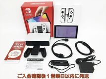 【1円】任天堂 有機ELモデル Nintendo Switch 本体 セット ホワイト 動作確認済 TSUTAYA保証 2025/11まであり G10-413os/G4_画像1