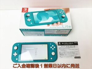 【1円】任天堂 Nintendo Switch Lite 本体 ターコイズ ニンテンドースイッチライト 動作確認済 画面ヤケ J01-605rm/F3