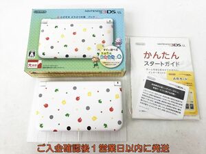 【1円】ニンテンドー3DSLL 本体 どうぶつの森デザイン 箱あり 任天堂 SPR-001 動作確認済 3DS LL EC36-052jy/F3