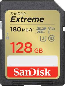 【 サンディスク 正規品 】 SDカード 128GB SDXC Class10 UHS-I U3 V30 SanDisk Extr