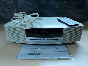 Bose Wave Music System AWRCCC 動作品 美品 リモコン 電源コード付き CD FM AM レシーバーアンプ デスクトップオーディオ