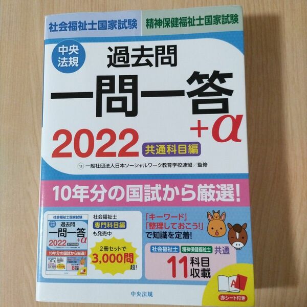 社会福祉士・精神保健福祉士国家試験過去問一問一答＋α　２０２２共通科目編 日本ソーシャルワーク教育学校連盟／監修