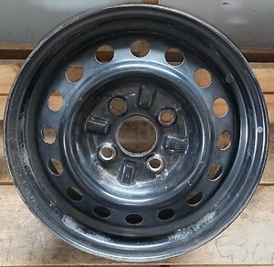 スチール ホイール 1本 13×5J 4穴 PCD100 BD53 ET41 中古