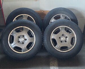 スタッドレス タイヤ アルミ ホイール 4本 205/65R15 94Q 2017年製 YOKOHAMA iceGUARD iG60 15×6J 5H×114.3 OFF48 BD72 中古