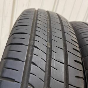 中古夏タイヤ4本セット 185/70R14 ダンロップ エナセーブ EC204 2020年製 バリ溝 1円スタートの画像2