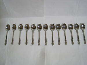  coffee spoon 13 pcs set 18-8 stainless steel AZUMA stamp high class Western-style tableware 