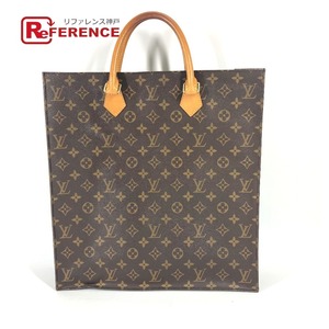 LOUIS VUITTON ルイヴィトン M51140 サックプラ カバン 縦型 モノグラム トートバッグ ブラウン メンズ【中古】