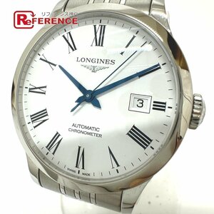 美品 LONGINES ロンジン L2.820.4.11.6 レコード クロノメーター 自動巻き デイト 腕時計 シルバー メンズ【中古】