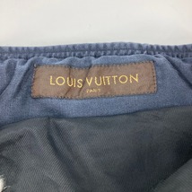 LOUIS VUITTON ルイヴィトン ボトムス アパレル 長ズボン ストレート パンツ ネイビー レディース【中古】_画像6