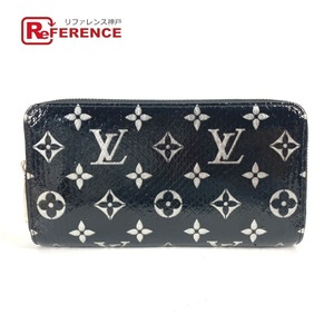 LOUIS VUITTON ルイヴィトン N96955 ジッピーウォレット ロングウォレット ラウンドファスナー モノグラム 長財布 ブラック メンズ【中古】