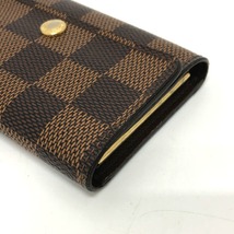 LOUIS VUITTON ルイヴィトン N62630 ミュルティクレ6 6連キーケース ダミエ キーケース エベヌ ブラウン ユニセックス【中古】_画像4